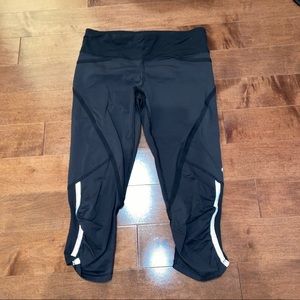 Lululemon Crop Reflective Stripe